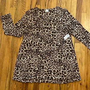 SOMA Leopard Print Night Dress NWT